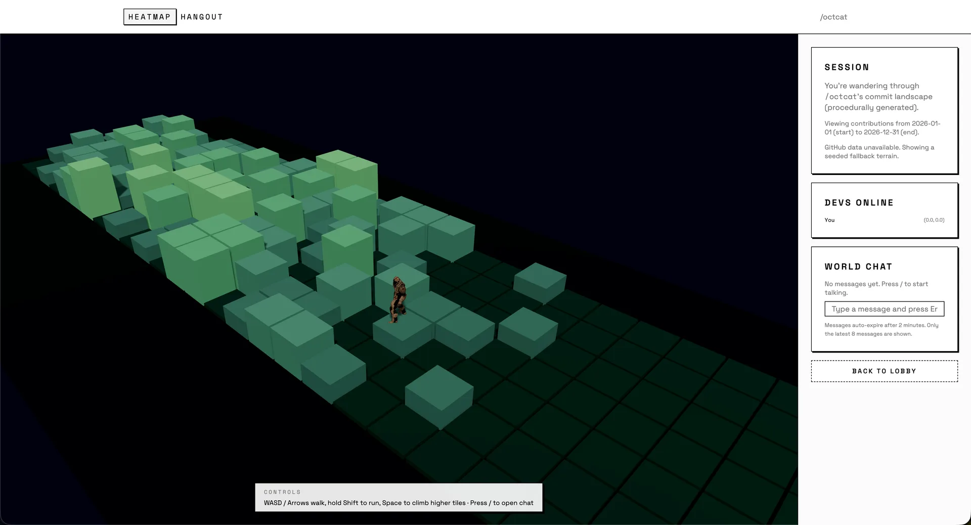 Heatmap Hangout — Multiplayer 3D World screenshot 2